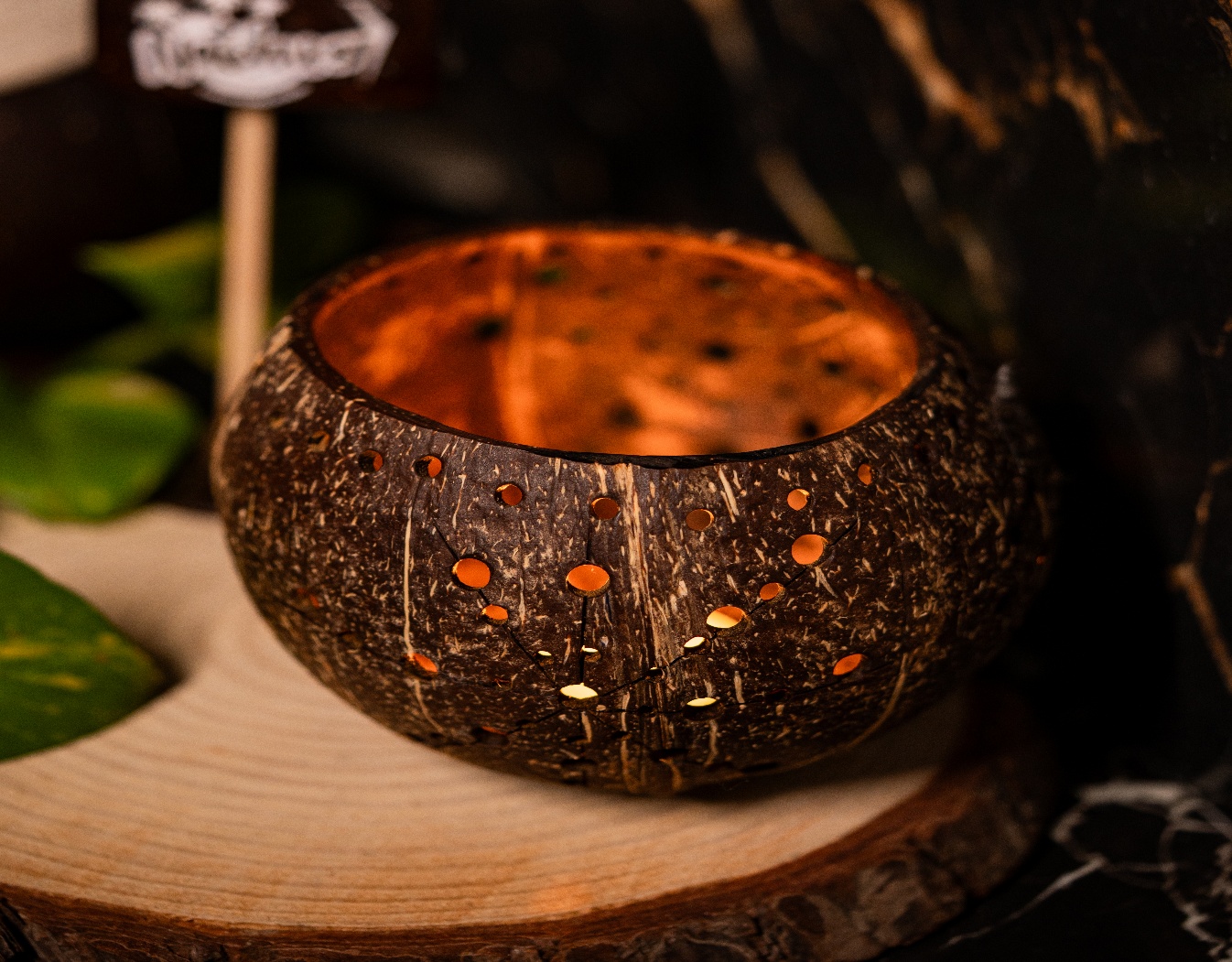 Illuminate Your Home Sustainably with Natchu's Coconut Shell Candle Holders