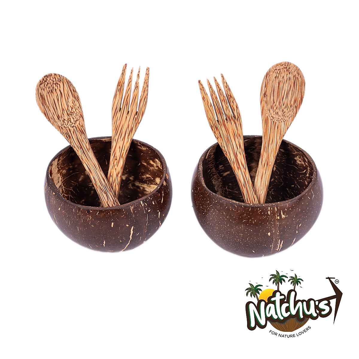 Glossy Bowl 450ml with Spoon & Fork (Set of 2 Each)