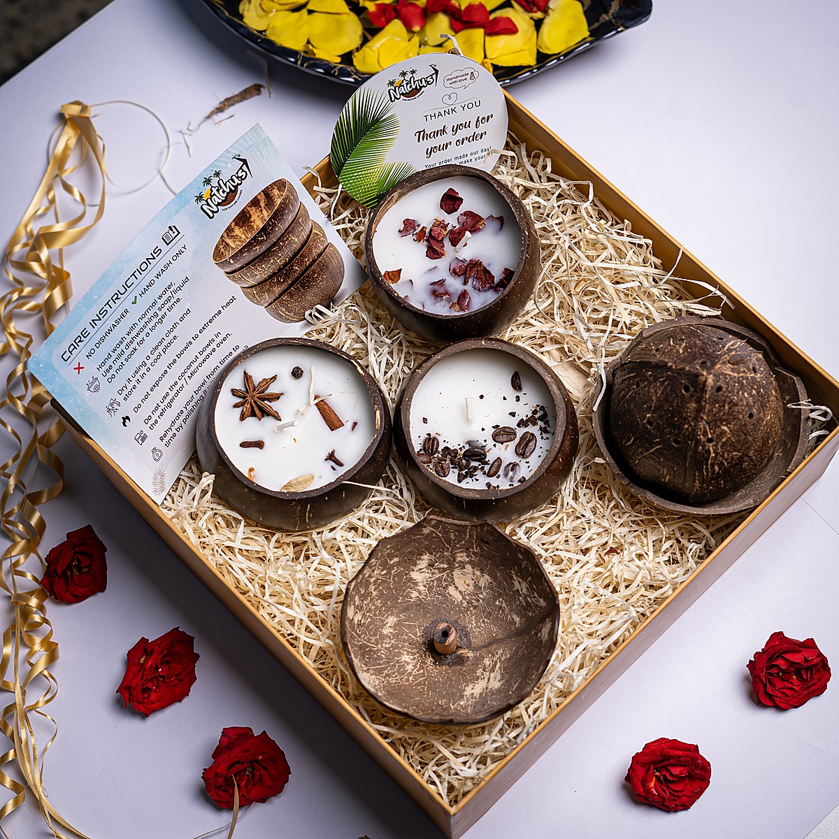 Gifting Set - Dhoop Stand, Agarbatti Stand & Candle Bowls