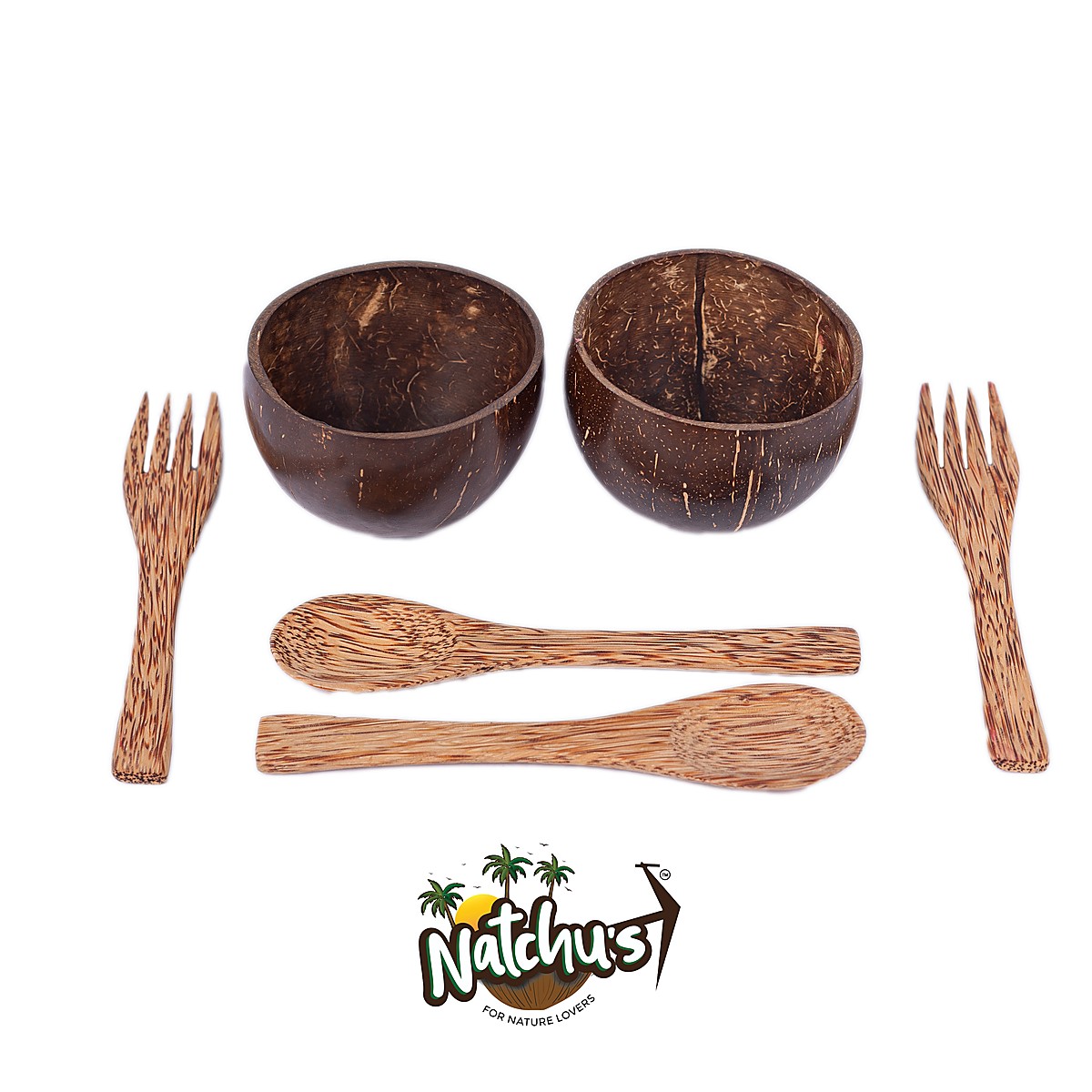Glossy Bowl 250ml with Spoon & Fork (Set of 2 Each)